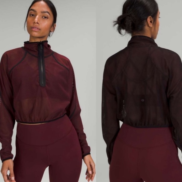 Lululemon Reversible Mesh 1/2 Zip - Picture 4 of 4